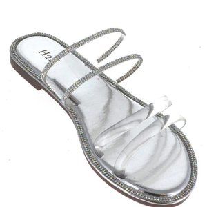 Kona Rhinestone Sandals - Silver